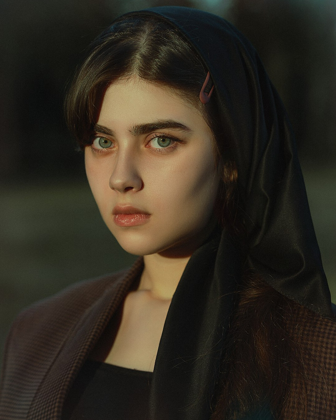 Portrait of a Turkish woman broadcast mediator